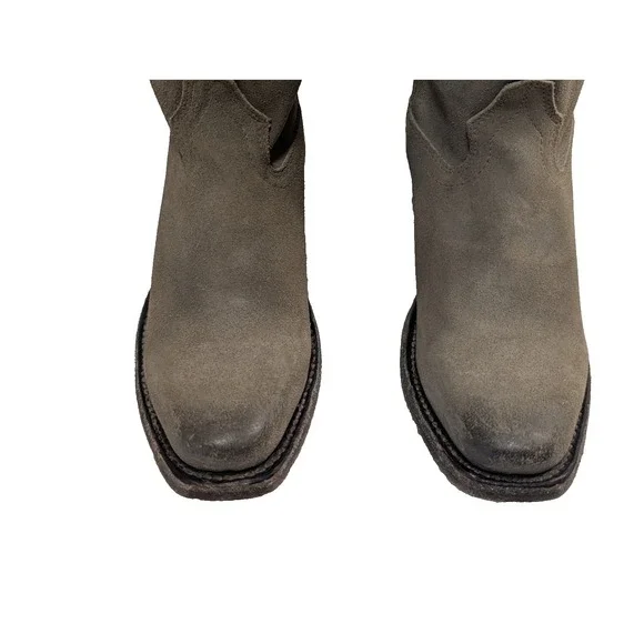 Ariat Leather Western Boot Memphis Burnt Taupe Light Brown Women's 5.5B 10047003 - Picture 7 of 16